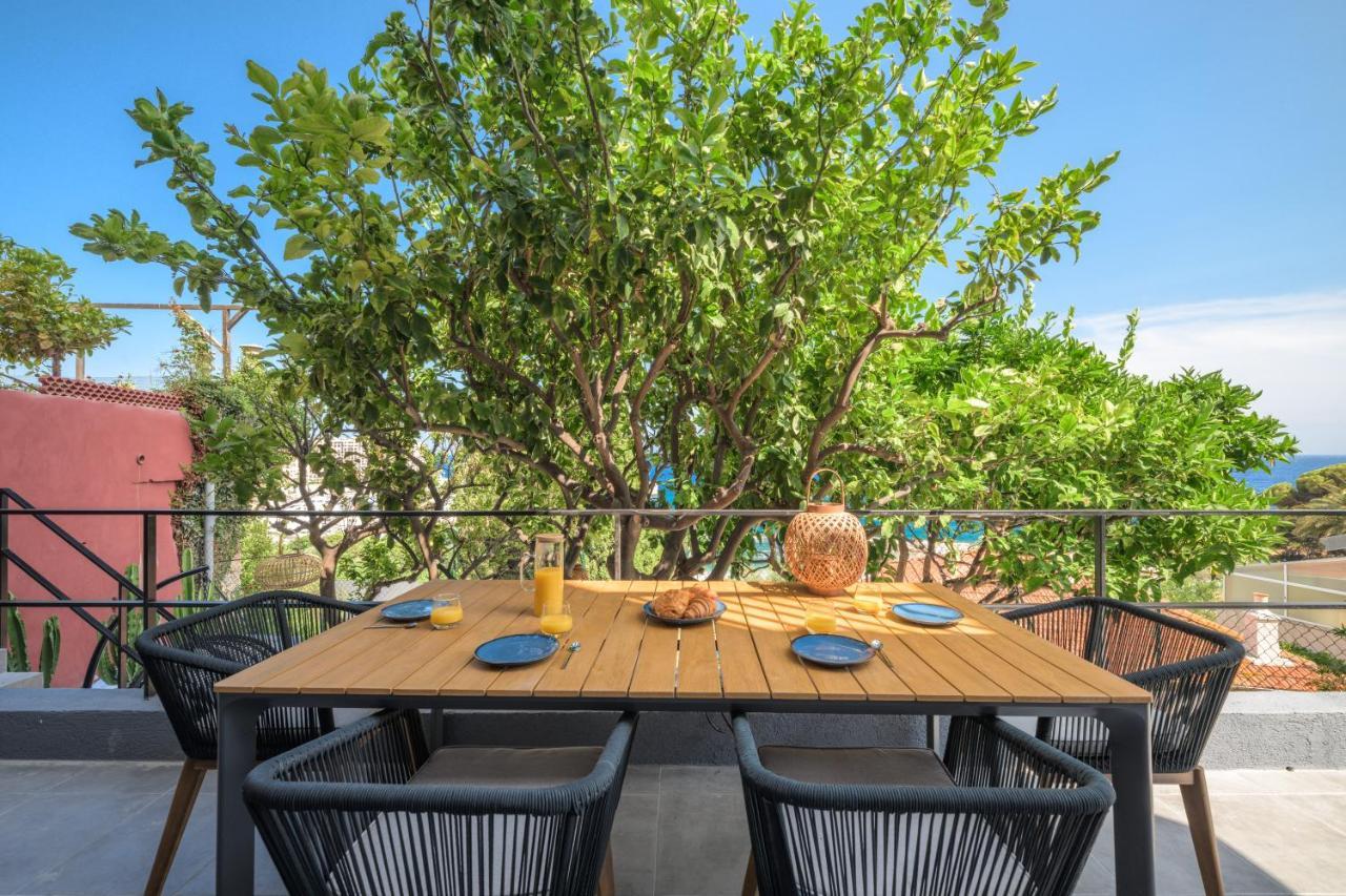 Proche Monaco, Vue Mer, Acces Plage Et Jardin Privatif Saint-Antoine  Luaran gambar